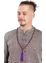 Indie Meditační náhrdelník MALA fialový II.