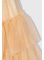 Dívčí šaty Guess béžová barva, mini