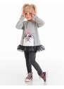 Denokids Cute Cat Girl Child Tunic Leggings Set