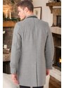 PLT8391 DEWBERRY MEN'S COAT-STRAIGHT GREY