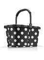 Nákupní košík Reisenthel Carrybag Frame Dots white