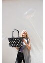 Nákupní košík Reisenthel Carrybag Frame Dots white