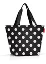 Nákupní taška přes rameno Reisenthel Shopper M Dots white