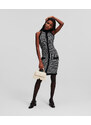 ŠATY KARL LAGERFELD BOUCLE KNIT DRESS