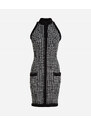 ŠATY KARL LAGERFELD BOUCLE KNIT DRESS