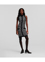 ŠATY KARL LAGERFELD BOUCLE KNIT DRESS