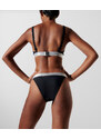 PLAVKY KARL LAGERFELD LOGO BIKINI BOTTOM W/ ELASTIC