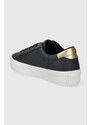 Sneakers boty Tommy Hilfiger ESSENTIAL VULC LEATHER SNEAKER tmavomodrá barva, FW0FW07778