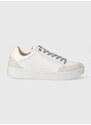 Kožené sneakers boty Tommy Hilfiger SEASONAL COURT SNEAKER bílá barva, FW0FW07683