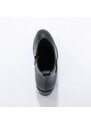 Blancheporte Kožené boty chelsea na podpatku černá 36