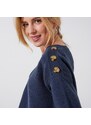 Blancheporte Jednobarevný pulovr z recyklovaného polyesteru (1) nám. modrá 38/40