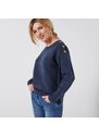 Blancheporte Jednobarevný pulovr z recyklovaného polyesteru (1) nám. modrá 38/40