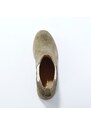 Blancheporte Kotníkové boty chelsea s bočními pruženkami khaki 38