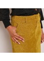 Blancheporte Rozšířená manšestrová sukně khaki 36