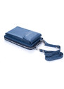 Jennifer Jones Mini kabelka na telefon a peněženka s popruhem na krk modrá 1125