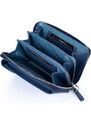 Jennifer Jones Mini kabelka na telefon a peněženka s popruhem na krk modrá 1125