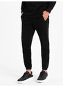 Ombre Men's tracksuit set sweatshirt with polo collar + pants