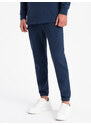 Ombre Men's tracksuit set sweatshirt with polo collar + pants