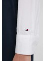 Košile Tommy Hilfiger bílá barva, regular, s klasickým límcem