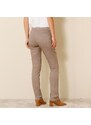 Blancheporte Rovné kalhoty, plátno šedobéžová 44