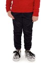 Dětské manšestrové kalhoty Guess tmavomodrá barva