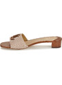 Lauren Ralph Lauren Dřeváky FAY LOGO-SANDALS-FLAT SANDAL >