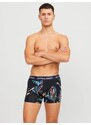 JACK & JONES Boxerky 'Louis' námořnická modř / zelená / černá / bílá