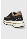 Kožené sneakers boty Guess KYRA černá barva, FLPKYR LEM12