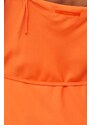 Šaty Calvin Klein oranžová barva, maxi