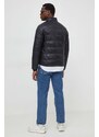 Oboustranná bunda Karl Lagerfeld pánská, černá barva, přechodná