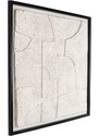 Bílý abstraktní obraz Richmond Phoebe I. 96,5 x 96,5 cm