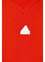 Dětská tepláková souprava adidas červená barva