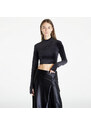 adidas Originals Dámské tričko adidas Velvet Crop Top Black