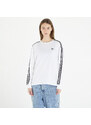 adidas Originals Dámské tričko adidas 3 Stripes Longsleeve T-Shirt White