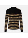 Dámský zlato-černý svetr Karl Lagerfeld 55684