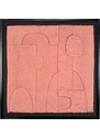 Růžový abstraktní obraz Richmond Phoebe 96,5 x 96,5 cm