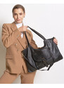 Marco Mazzini handmade Kožená kabelka přes rameno MM229 černá
