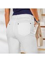 Blancheporte Rovné kalhoty pro malou postavu bílá 52