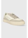 Sneakers boty Calvin Klein Jeans CLASSIC CUPSOLE LOW LACE LTH ML béžová barva, YW0YW01296