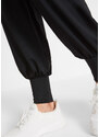 bonprix Rychleschnoucí funkční harémové kalhoty, délka ke kotníkům Černá