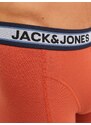 JACK & JONES Boxerky 'Marco' světlemodrá / tmavě modrá / světle šedá / tmavě oranžová