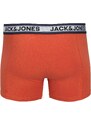 JACK & JONES Boxerky 'Marco' světlemodrá / tmavě modrá / světle šedá / tmavě oranžová