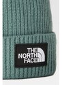 Zimní čepice THE NORTH FACE Box Logo Cuffed Beanie green