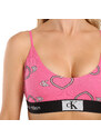 Dámská podprsenka Calvin Klein růžová (QF7477E-KCC)