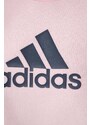 Kojenecká tepláková souprava adidas růžová barva