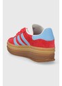 Sneakers boty adidas Originals Gazelle Bold červená barva, IE0421