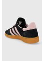 Semišové sneakers boty adidas Originals Handball Spezial černá barva, IE5897