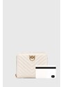 Kožená peněženka Pinko bílá barva, 100249.A0GK