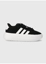 Semišové sneakers boty adidas GRAND COURT černá barva, IE1102
