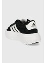 Semišové sneakers boty adidas GRAND COURT černá barva, IE1102